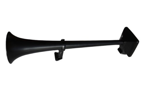 Sygnał pneumatyczny HADLEY (lakierowany na czarny mat, aluminium, okrągły, 56 cm, bez pokrywy), nr kat. H00892BCE