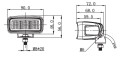 Lampa robocza SKYLED Ignis 15S 10-30V, 15W, 1560 Lm (światło skupione) R10/R149, nr kat. 13SL50062