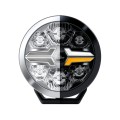 1FJ 357 198-031 HELLA VALUEFIT Chrome Blade 7 cali okrągły pozycja biała / bursztynowa ref. ECE 50 / 36W