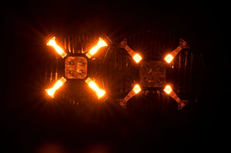 Reflektor SKYLED Cosmo Flash 9X 9"(120W, biała i pomarańczowa pozycja + światło stroboskopowe) R10/R148/R149/R65, nr kat. 13300022F