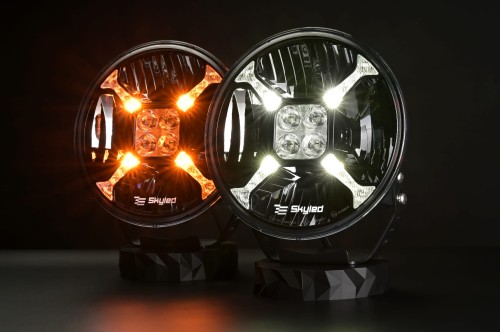 Reflektor SKYLED Cosmo Flash 9X 9"(120W, biała i pomarańczowa pozycja + światło stroboskopowe) R10/R148/R149/R65, nr kat. 13300022F