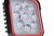 Lampa robocza SKYLED RED LINE kwadratowa 27W, 9 LED, 9-32V, 2430 Lm, IP67/69K (światło rozproszone) ADR, nr kat. 13SL50512