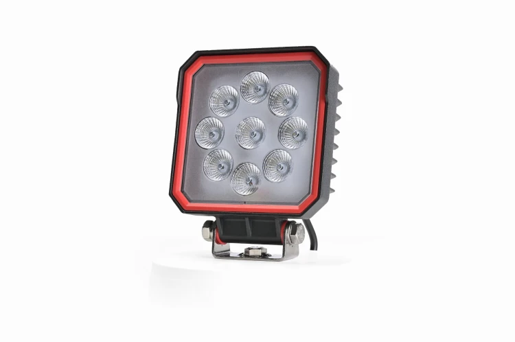 Lampa robocza SKYLED RED LINE kwadratowa 27W, 9 LED, 9-32V, 2430 Lm, IP67/69K (światło rozproszone) ADR, nr kat. 13SL50512