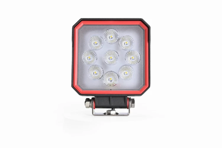 Lampa robocza SKYLED RED LINE kwadratowa 27W, 9 LED, 9-32V, 2430 Lm, IP67/69K (światło rozproszone) ADR, nr kat. 13SL50512
