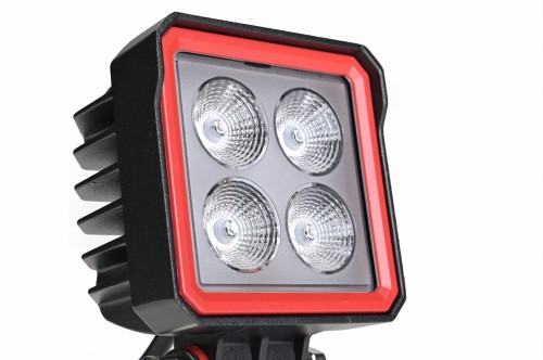 Lampa robocza SKYLED RED LINE kwadratowa 12W, 4 LED, 9-32V, 1080 Lm, IP67/69K (światło rozproszone) ADR, nr kat. 13SL50532