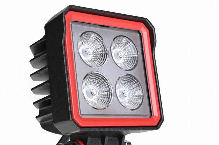 Lampa robocza SKYLED RED LINE kwadratowa 12W, 4 LED, 9-32V, 1080 Lm, IP67/69K (światło rozproszone) ADR, nr kat. 13SL50532