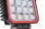 Lampa robocza ze światłem stroboskopowym (R65) SKYLED RED LINE kwadratowa 36W,10-32V, 3420 Lm, IP67 (światło rozproszone) ADR, nr kat. 13SL50172F