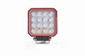 Lampa robocza ze światłem stroboskopowym (R65) SKYLED RED LINE kwadratowa 36W,10-32V, 3420 Lm, IP67 (światło rozproszone) ADR, nr kat. 13SL50172F