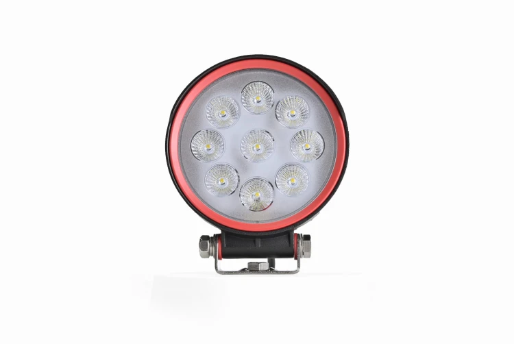 Lampa robocza SKYLED RED LINE okrągła 27W, 9 LED, 9-32V, 2430 Lm, IP67/69K (światło rozproszone) ADR, nr kat. 13SL50492