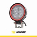 Lampa robocza SKYLED RED LINE okrągła 12W, 4 LED, 9-32V, 1080 Lm, IP67/69K (światło rozproszone) ADR, nr kat. 13SL50552