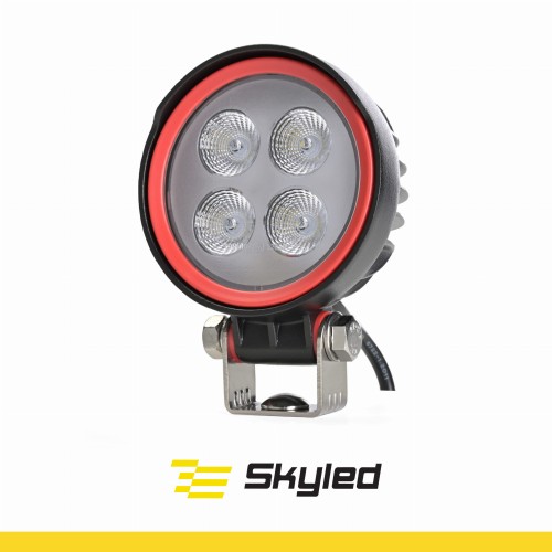 Lampa robocza SKYLED RED LINE okrągła 12W, 4 LED, 9-32V, 1080 Lm, IP67/69K (światło rozproszone) ADR, nr kat. 13SL50552