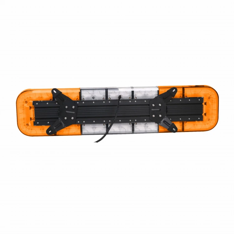Belka ostrzegawcza SKYLED (1211 mm) z sekcją centralną, pomarańczowe światło LED 12/24V, nr kat. 13SL41202OW-B