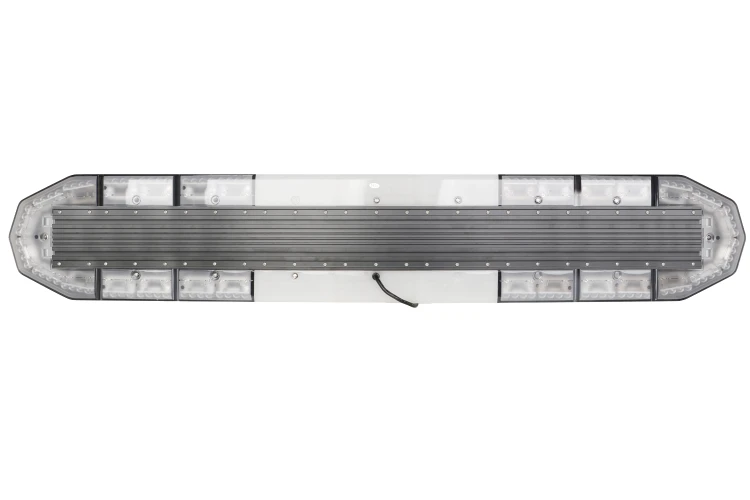 Belka ostrzegawcza SKYLED (1517 mm) z sekcją centralną, pomarańczowe światło LED 12/24V, nr kat. 13SL41105CW