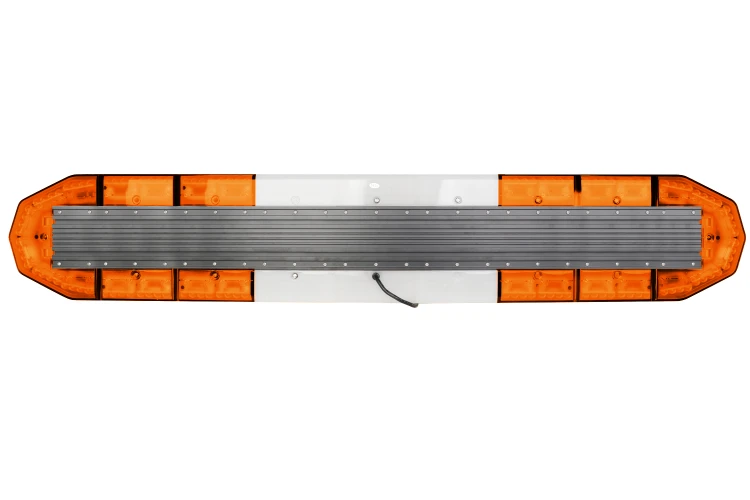 Belka ostrzegawcza SKYLED (1517 mm) z sekcją centralną, pomarańczowe światło LED 12/24V, nr kat. 13SL41105OW