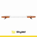 Belka ostrzegawcza SKYLED (1357 mm) z sekcją centralną, pomarańczowe światło LED 12/24V, nr kat. 13SL41103OW