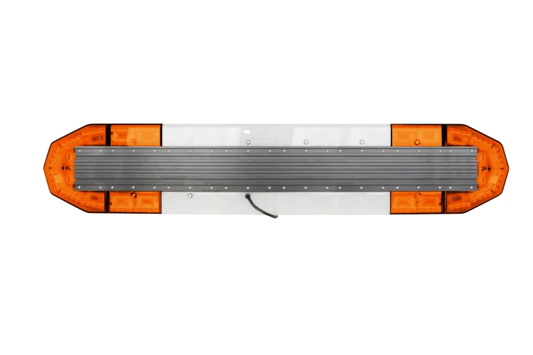 Belka ostrzegawcza SKYLED (1357 mm) z sekcją centralną, pomarańczowe światło LED 12/24V, nr kat. 13SL41103OW