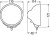 Reflektor Hella Luminator Compact Chrom (białe szkło, bez pozycji, Ref.37,5), nr kat. 1F3 009 094-031