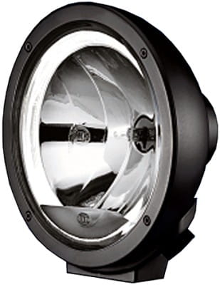 Reflektor Hella Luminator Compact Celis Black (białe szkło, z pozycją LED, Ref.37,5), nr kat. 1F1 009 094-041