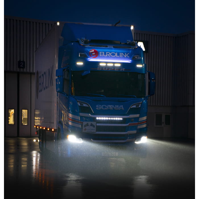Pasek LED 24V (światło białe zimnie i pomarańczowe) do podświetlenia globu SCANIA NG , nr kat. 1322323122