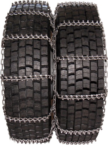 Łańcuchy drabinkowe z kolcami 315/80R22,5 - podwójne na bliźniaki TRYGG Super Dual Triple, nr kat. 294943942