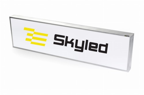 Kasetonowy neon w grill SKYLED 26x96,5x6 cm, nr kat. 242SL26965-60