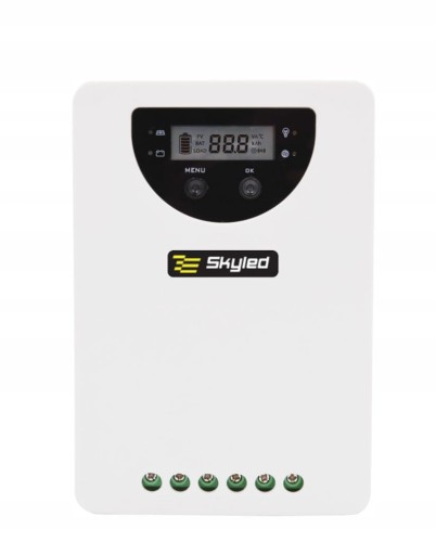 Regulator ładowania solarny Skyled MPPT 40A LCD Bluetooth, nr kat. 22MC4010BT