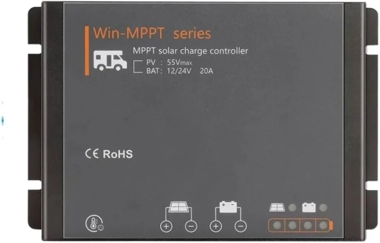 Regulator ładowania Skyled MPPT 12/24V 20A  LED Bluetooth, nr kat. 22WIN500-MPPT