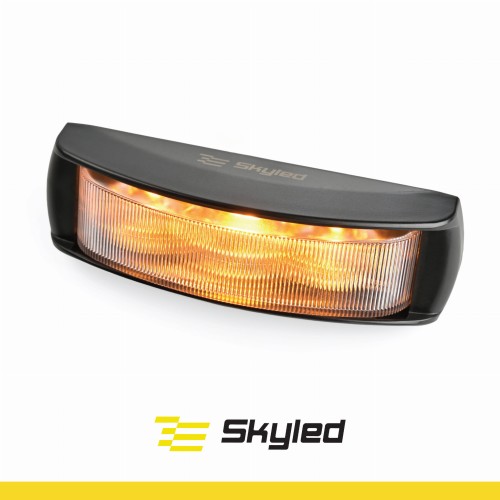Lampa ostrzegawcza SKYLED SUPER WIDE 108x24 mm (stroboskop - pomarańczowe światło 4 LED) R10, R65, SAE, nr kat. 13SL12030