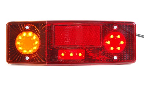 Tylna lampa zespolona LED Pozycja/Stop/Kierunkowskaz/Dolne oświetlenie tablicy (lewa) WE551DL, nr kat. 13.483.2
