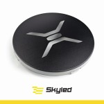 Pokrywa (czarny mat) reflektora SKYLED Crux 9X, nr kat. 13300044BC