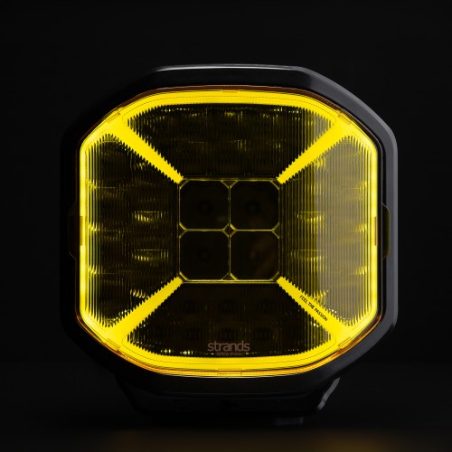 Reflektor dalekosiężny SIBERA X 9" STRANDS, światło pozycyjne białe/pomarańczowe